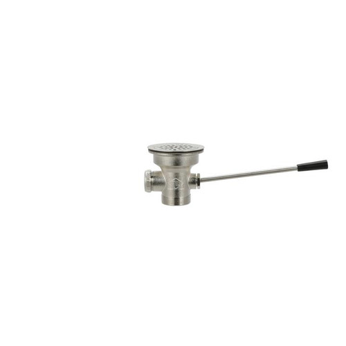 Component Hardware D15-7510 3.5" Sink Opening Stainless Steel Top-Line Universal Lever Handle Waste Outlet