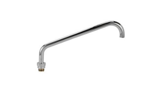 Component Hardware KL34-Y012 12" Polished Chrome Tubular Quik-fil Spout