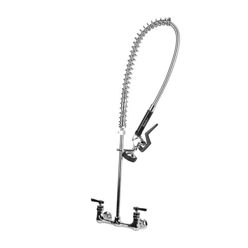 Component Hardware KC53-1000-BR 1.6 GPM 8" Centers Wall Mount Encore Commercial Pre-Rinse Assembly