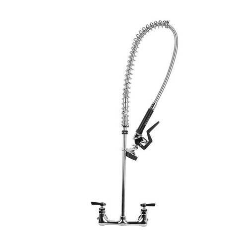 Component Hardware KC53-1000-BR 1.6 GPM 8" Centers Wall Mount Encore Commercial Pre-Rinse Assembly