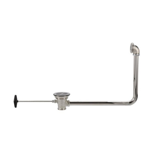 Component Hardware DBN-8015-SP1 3.5" Sink Opening Nickel Plated Bronze Body Encore Universal Rotary Waste Outlet with Reducer and Overflow Assembly