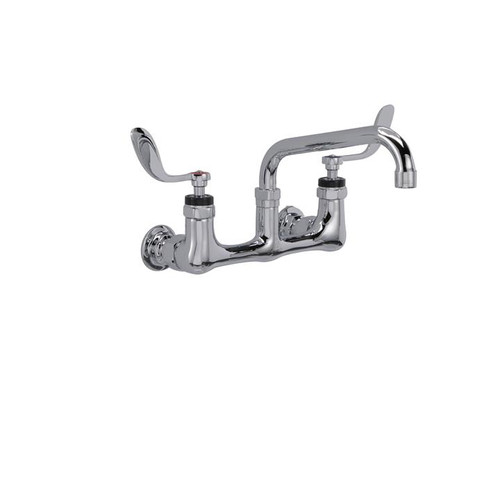 Component Hardware KL54-8008-SE4 8" Centers Stainless Steel Compression Wall Mount Encore Faucet