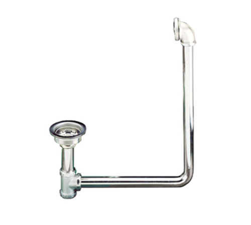 Component Hardware E40-4895 3.5" Sink Opening Stainless Steel Encore Duo Basket Drain