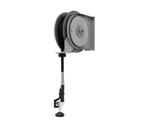 Component Hardware KHR-5650-O 50 Ft. Hose Open Silver Powder Coated Encore Hose Reel Assembly