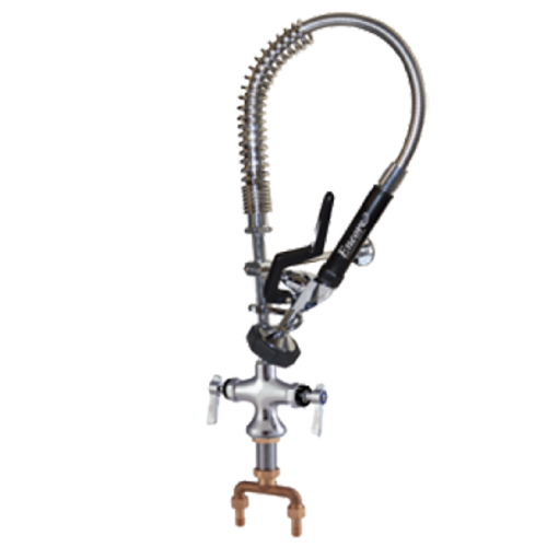 Component Hardware KLP50-MINIL3-BR 0.74 GPM 28" W Single Hole Center Deck Mount Encore Mini Pre-Rinse Assembly