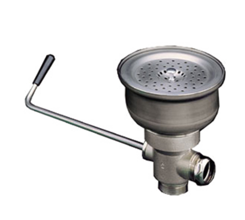 Component Hardware D63-4151 6.5" Sink Opening Nickel Plated Bronze Encore Twist Handle Waste Outlet