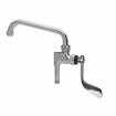 Component Hardware KL55-7012-SE4 12" Stainless Steel Swing Spout Pre-Rinse Add-On Faucet