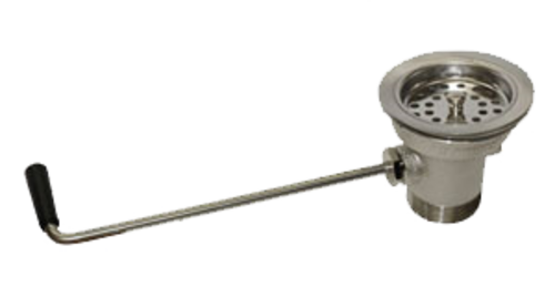 Component Hardware D53-7200 3.5" Sink Opening Cast Bronze Body with Stainless Steel Encore Twist Handle Waste Outlet