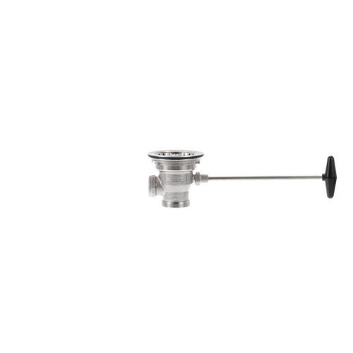 Component Hardware DSS-8000-X 3.5" Sink Opening Stainless Steel Rotary Handle Encore Universal Rotary Waste Outlet