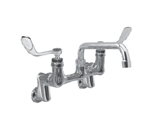 Component Hardware KL54-1010-SE4 8" Centers Stainless Steel Compression Wall Mount Encore Faucet