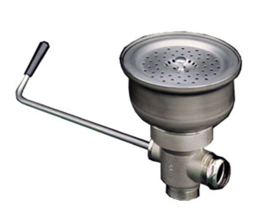 Component Hardware D63-4150 6.5" Sink Opening Nickel Plated Bronze Encore Twist Handle Waste Outlet