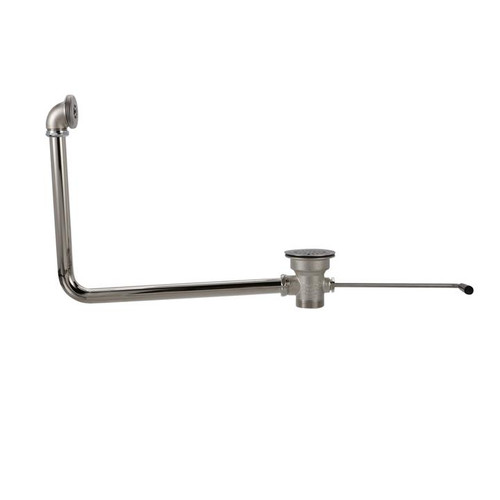 Component Hardware D50-4590 3" Sink Opening Nickel Plated Cast Brass Body Encore Twist Handle Waste Outlet