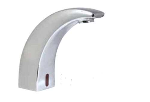 Component Hardware KE21-7105-CB1 6" Chrome Cast Spout Deck Mount 1.5 GPM Encore Intelli-Flo Electronic Faucet - 100-240 Volts