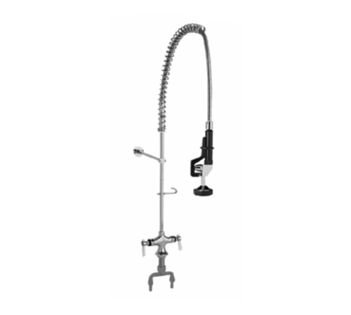 Component Hardware KL50-1000-BR 1.6 GPM Single Hole Center Deck Mount Encore Pre-Rinse Assembly