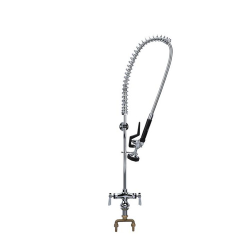 Component Hardware KL50-1000-BR 1.6 GPM Single Hole Center Deck Mount Encore Pre-Rinse Assembly
