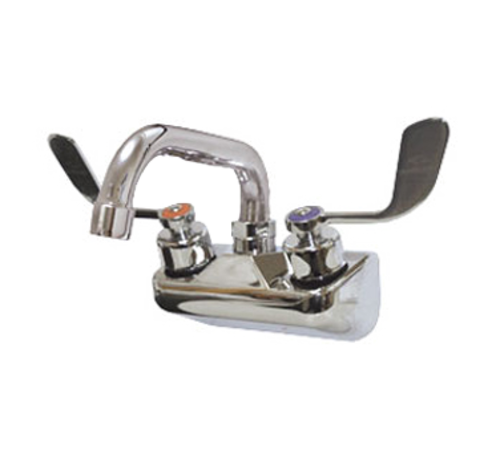 Component Hardware TLL15-4106-SE4Z 4" Centers Stainless Steel Ceramic Wall Mount Top-Line Faucet
