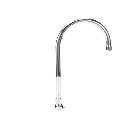 Component Hardware KL74-9001 8.5" Stainless Steel Gooseneck Spout Wall Mount Encore Spout Base