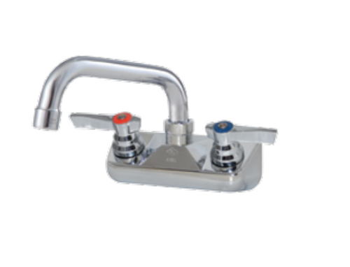 Component Hardware TLL15-4106-SE1MKZ 4" Centers Stainless Steel Ceramic Wall Mount Top-Line Faucet