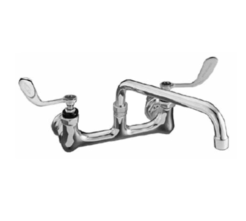 Component Hardware KL54-8114-SE4 8" Centers Stainless Steel Ceramic Wall Mount Encore Faucet