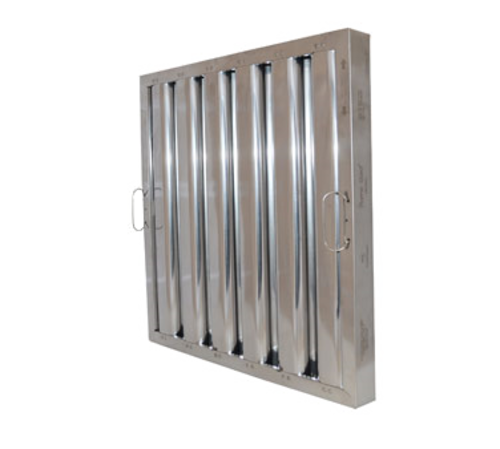 Component Hardware FR51-1216 16" W Stainless Steel Fixed Flame Gard Baffle Filter