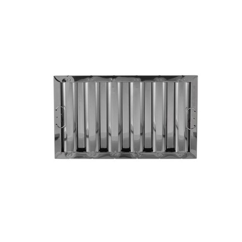 Component Hardware FR51-1216 16" W Stainless Steel Fixed Flame Gard Baffle Filter