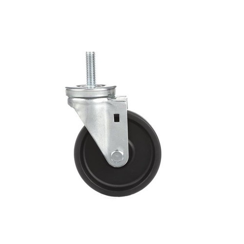 Component Hardware CMT1-5BPN 5" Dia. Black Polyolefin Stem Caster