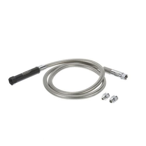 Component Hardware KL50-Y004-72U 72" Stainless Steel Outer Casing Encore Premium Pre-Rinse Hose