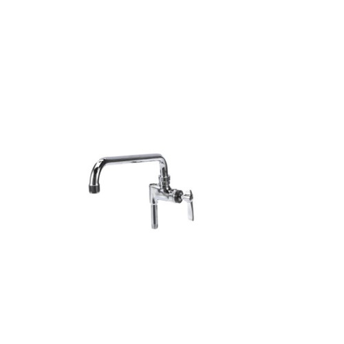 Component Hardware KL55-7014SE1Z 14" Stainless Steel Swing Spout Pre-Rinse Add-On Faucet