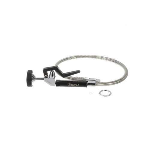 Component Hardware KL50-Y004-44S 44" Stainless Steel Outer Casing Encore Premium Pre-Rinse Hose