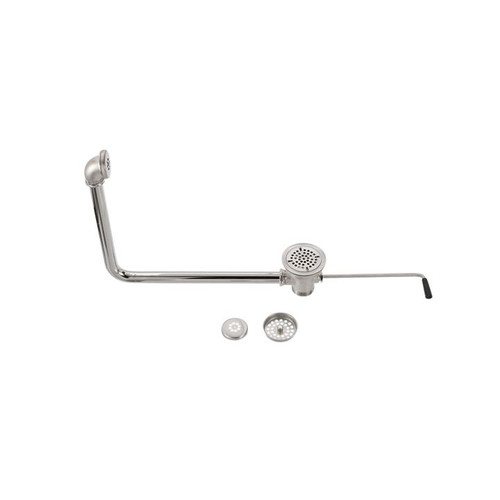 Component Hardware D53-7215 3.5" Sink Opening Nickel Plated Cast Bronze Body Encore Twist Handle Waste Outlet