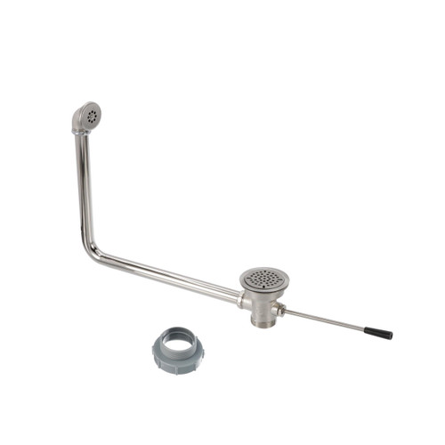 Component Hardware D15-7515-R 3.5" Sink Opening Stainless Steel Top-Line Universal Lever Handle Waste Outlet