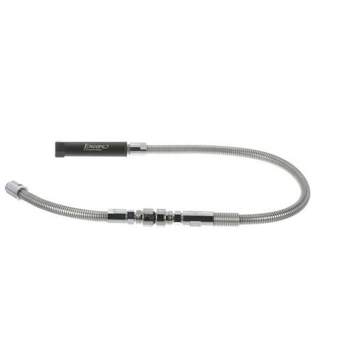 Component Hardware KL50-Y016-44 44" Stainless Steel Outer Casing Encore Premium Pre-Rinse Hose