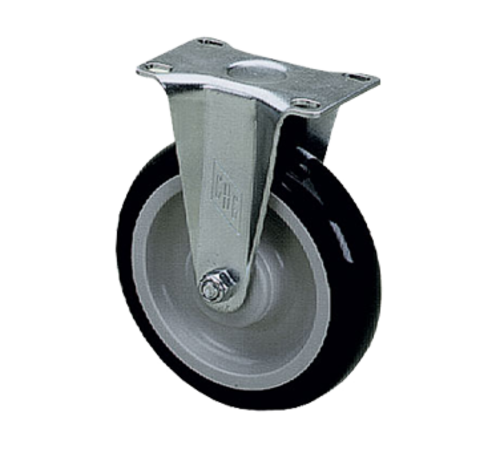 Component Hardware CMR1-4PPB 4" Dia. Blue Polyurethane Plate Caster