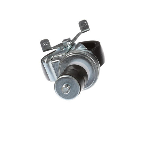 Component Hardware CMS4-3BBN 3" Dia. Black Polyolefin Stem Caster