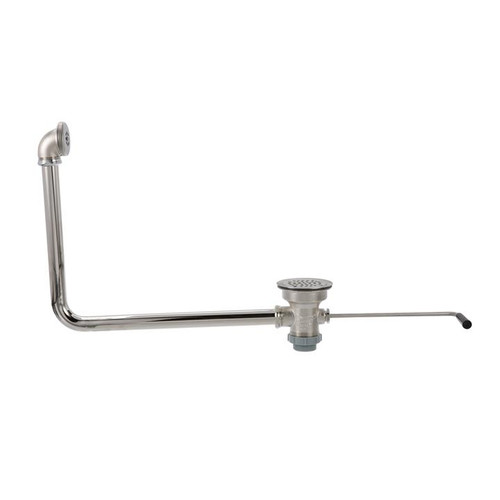 Component Hardware D53-7115 3.5" Sink Opening Nickel Plated Cast Bronze Body Encore Twist Handle Waste Outlet