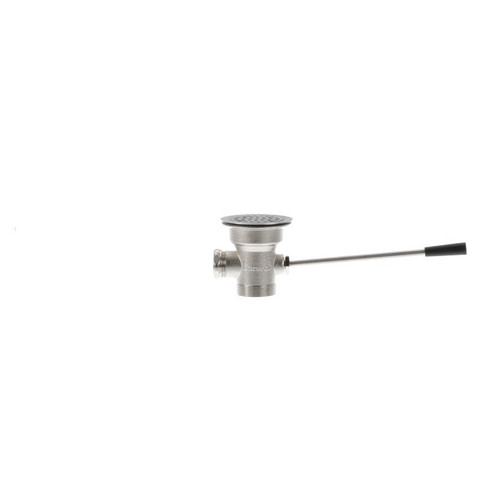 Component Hardware D10-4151 3" Sink Opening Cast Bronze Body Encore Lever Handle Waste Outlet with Capped Overflow