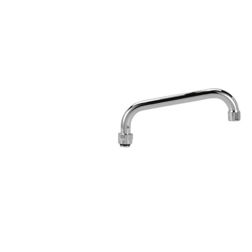 Component Hardware KS11-12-X008Z 8" Stainless Steel Tubular Swing Retail Package Encore Spout Assembly