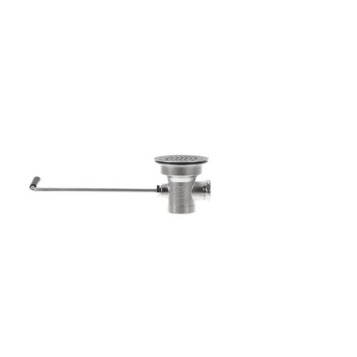 Component Hardware D53-7110 3.5" Sink Opening Cast Bronze Body with Stainless Steel Encore Twist Handle Waste Outlet