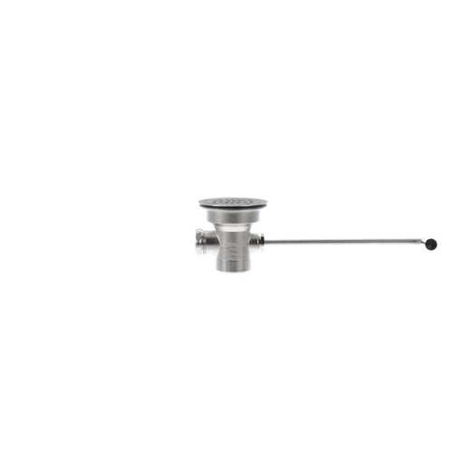 Component Hardware D53-7110 3.5" Sink Opening Cast Bronze Body with Stainless Steel Encore Twist Handle Waste Outlet