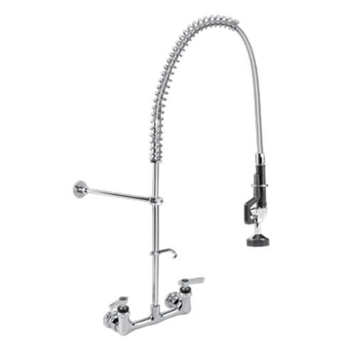 Component Hardware KLP53-10L4 1.05 GPM 8" Centers Wall Mount Encore Pre-Rinse Assembly with PowerPulse