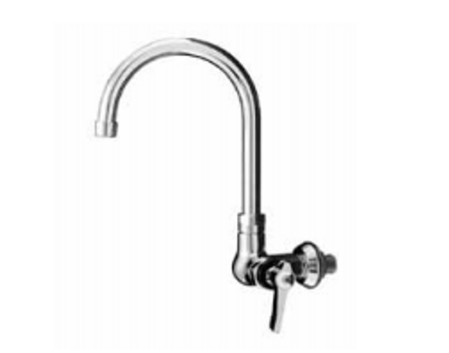 Component Hardware KL70-9100-SE1 8.5" Stainless Steel Gooseneck Spout Compression Wall Mount Encore Faucet