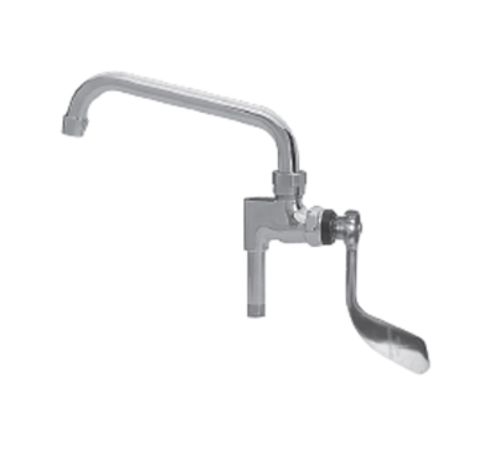 Component Hardware KL55-7014-SE4 14" Stainless Steel Swing Spout Pre-Rinse Add-On Faucet