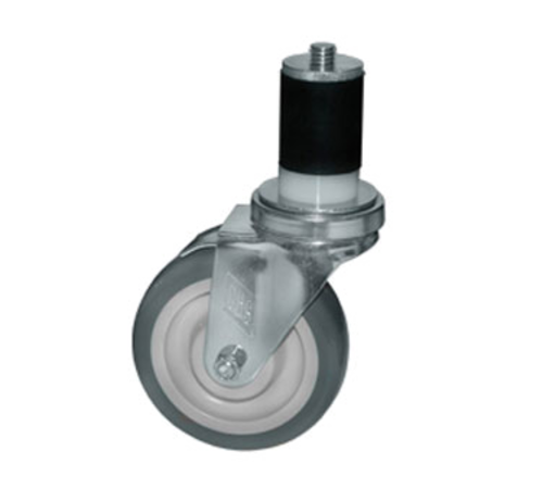 Component Hardware CMS5-4RPB 250 Lbs. Gray Polyurethane Swivel Caster