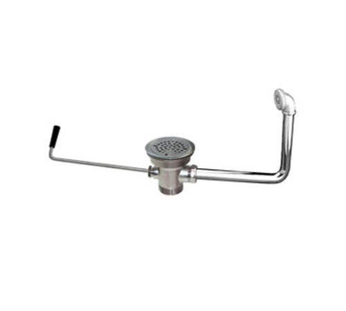 Component Hardware D55-7515 3.5" Sink Opening Stainless Steel Top-Line Universal Twist Handle Waste Outlet