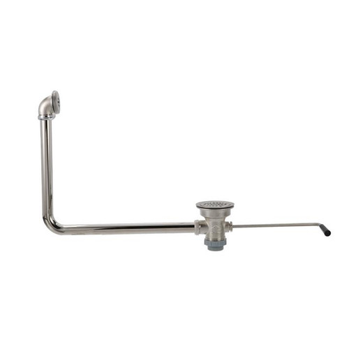 Component Hardware D55-7515-R 3.5" Sink Opening Stainless Steel Top-Line Universal Twist Drain with Reducer