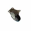 Component Hardware CMR1-3PPB 3" Dia. Blue Polyurethane Wheel Rigid Medium Duty Plate Caster