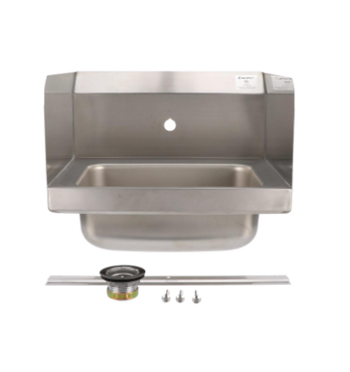 Component Hardware FS17D-10145AXZ 14" Wide x 10" Deep Stainless Steel Wall Mount Encore Hand Sink