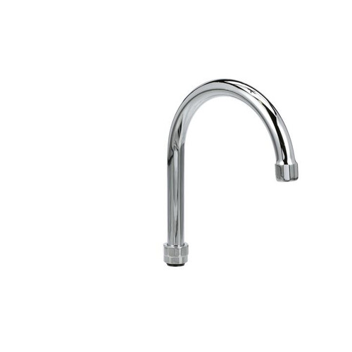 Component Hardware KS11-12-X002Z 6" Stainless Steel Gooseneck Retail Package Encore Spout Assembly