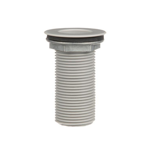 Component Hardware E16-3020-LW 3.8" L Gray ABS Plastic Sink Drain
