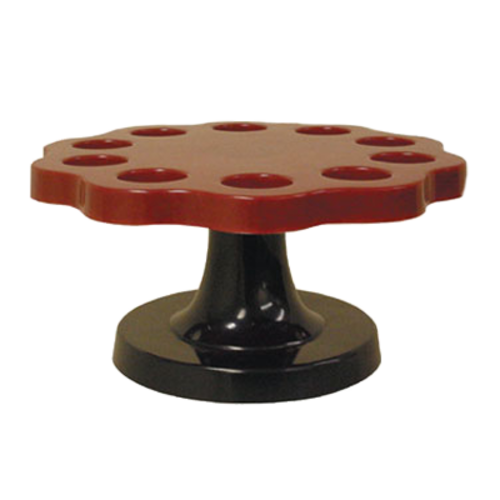 Thunder Group 53 Plastic Footed Base Sushi 10 Rolls Rack